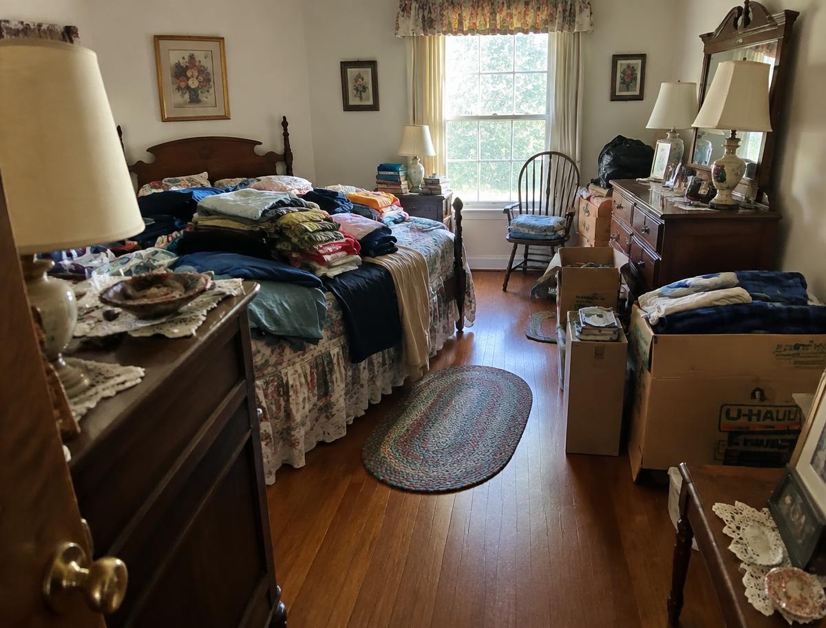 Estate cleanout — before