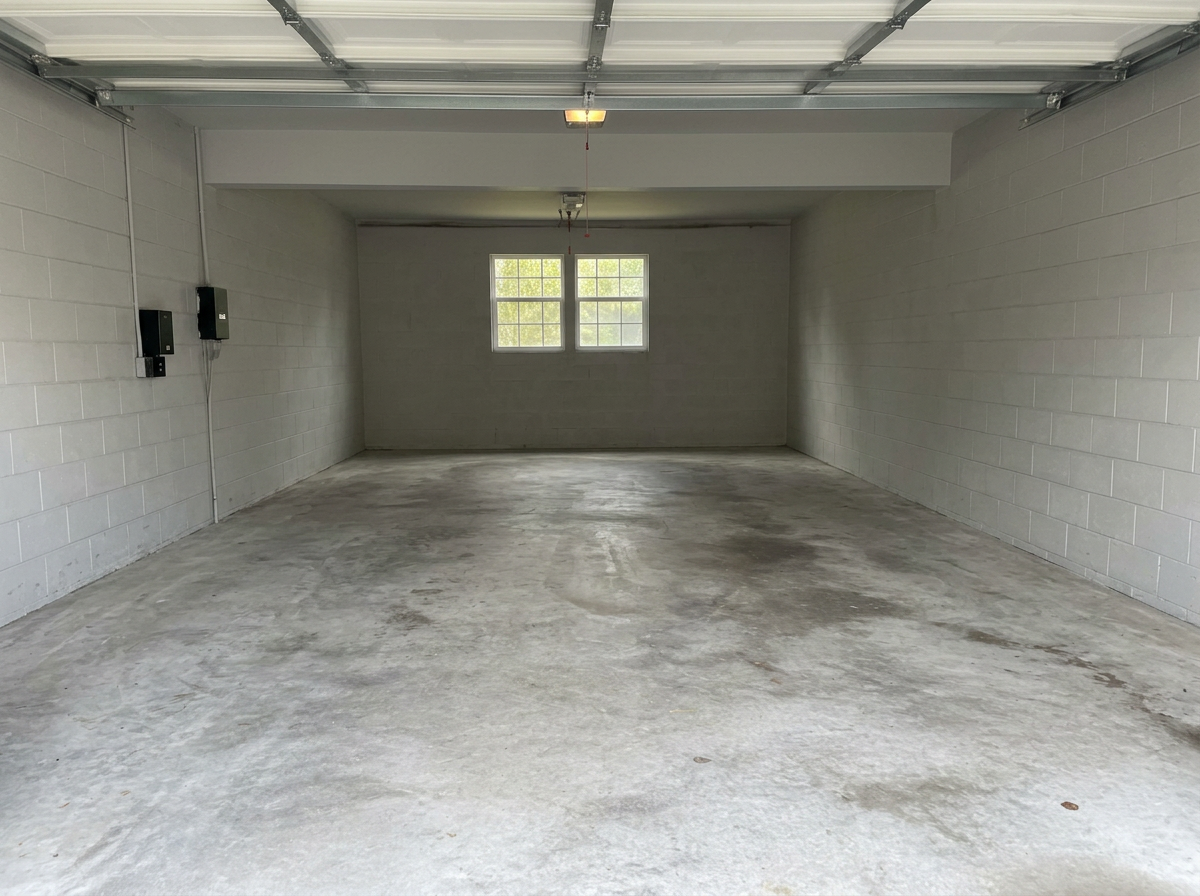 Cluttered garage cleared — after